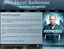 Tablet Screenshot of hypnose-spectacle.com